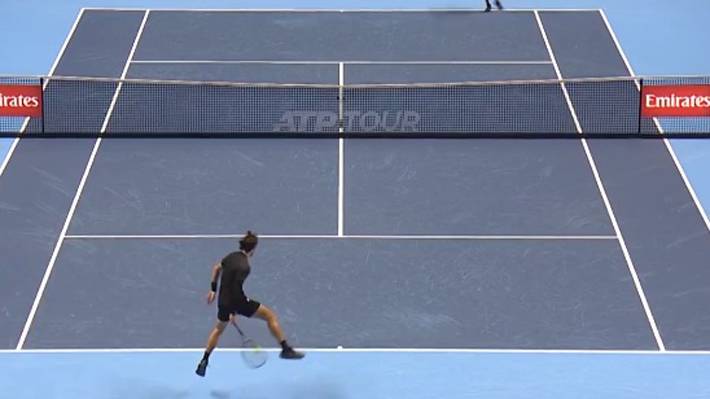 "Absolutamente increíble": Mira el puntazo con que el siete y el nueve del mundo se llevaron los aplausos en las ATP Finals