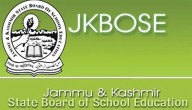 Jammu Division: J&K BOSE notifies dates for filling exam forms for 10th, 11th, 12th