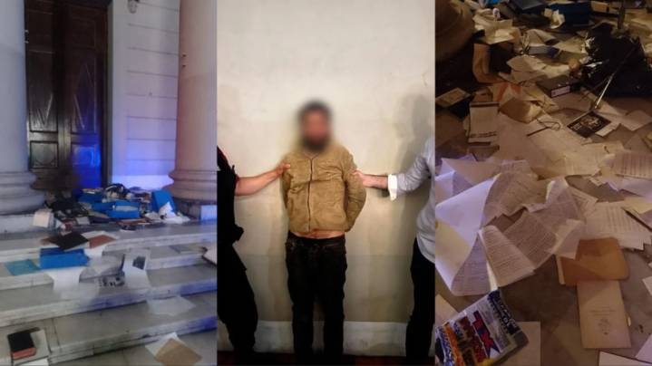 Detuvieron a un hombre por atrincherarse en la Catedral Metropolitana de Buenos Aires