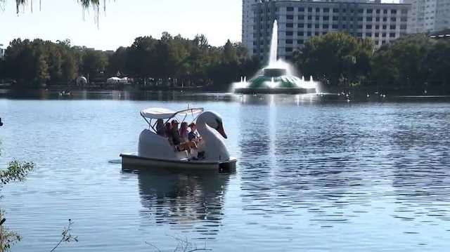 100 years of Lake Eola's swan boats in downtown Orlando