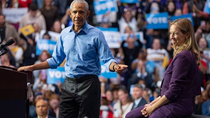 Obama blasts Trump ahead of Election Day in Virginia and New Jersey. Republicans keep it local