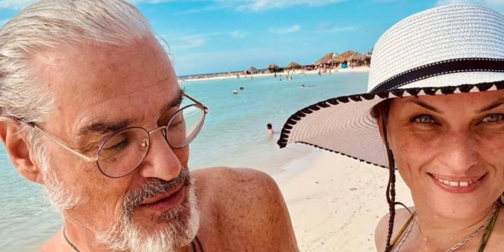 Roberto Pettinato y Jimena Heredia disfrutaron sus primeras vacaciones juntos en Aruba