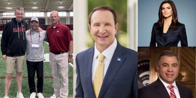 Some big names were on the sidelines for Alabama’s victory over LSU on Saturday