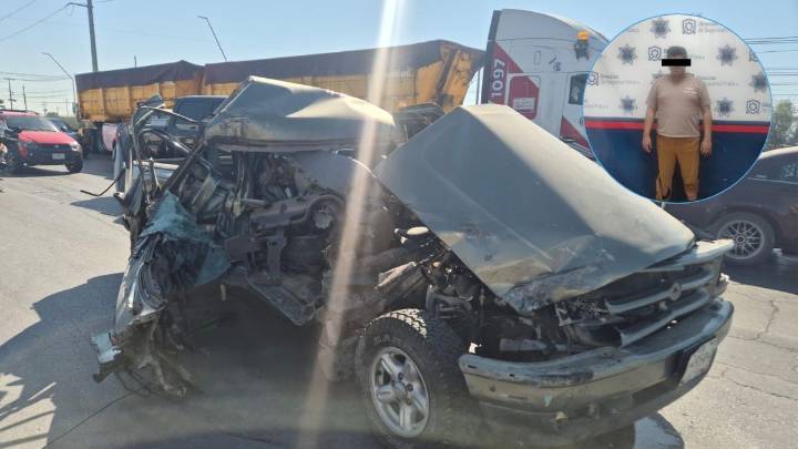 Conductor que provocó choque múltiple en Torreón se encontraba bajo efectos de la metanfetamina