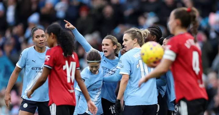 Man City thrash Manchester United in derby WSL meeting at the Etihad