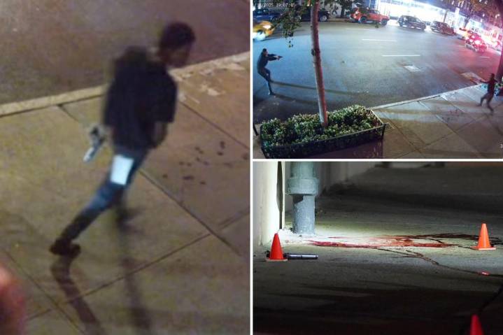 Chilling footage shows 'Wild West' moment NYPD cop fatally shoots gun