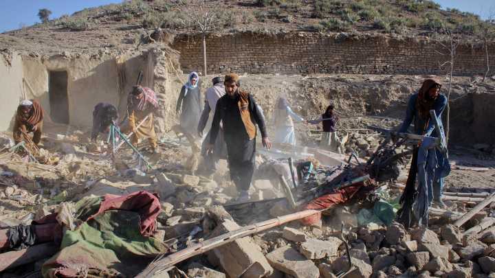 Afghanistan says Pakistani airstrikes in east of the country have killed 10 people, mostly children