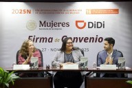 Secretaría de las Mujeres y Didi firman convenio para impulsar derechos y bienestar de mujeres