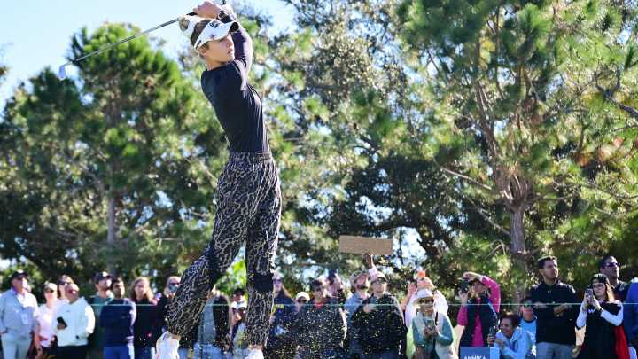 Nelly Korda dishes on Iron Neck training aid that's used by F1 drivers