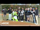 Charlotte Knights help renovate Garinger High School sports fields