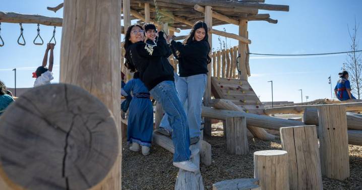 Santa Fe Indian School opens playground students helped design