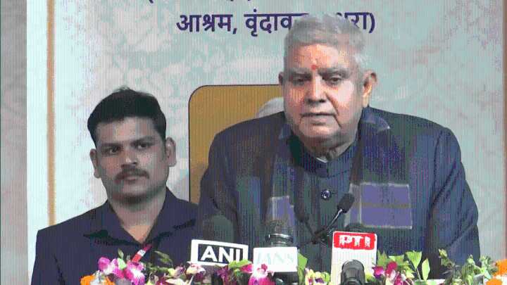 Dhankhar’s 1st public address since resignation—praise for RSS, ‘Hindu spirit’ & a Pranab Da anecdote