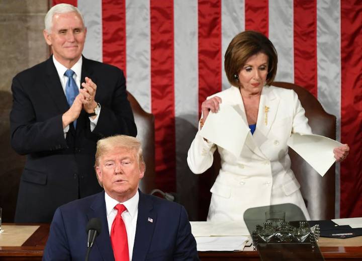 Nancy Pelosi ‘fue un lastre tremendo para el país’, considera Donald Trump