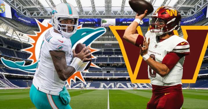 Dónde ver EN VIVO Y GRATIS el Miami Dolphins vs Washington Commanders; Semana 11 de la NFL