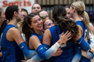 PHOTOS: Frankenmuth, Lake Fenton face off in D2 girls regional volleyball semifinal