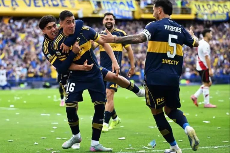Boca se impuso a River 2-0 en el Superclásico y clasificó a la Libertadores: video