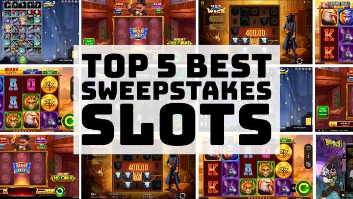 Five best sweepstakes slots this weekend: Free games with real money potential