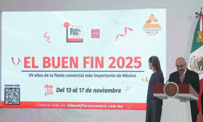 Prevén derrama superior a 200 mil mdp por el Buen Fin 2025