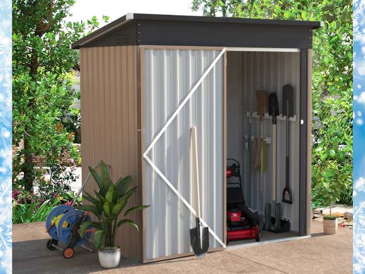Cheap outdoor storage-shed deal has homeowners rushing to Walmart during this snowy week