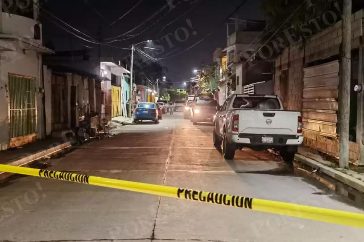 Movilización policiaca en Ciudad del Carmen por presuntos disparos en la colonia Pedro Sainz