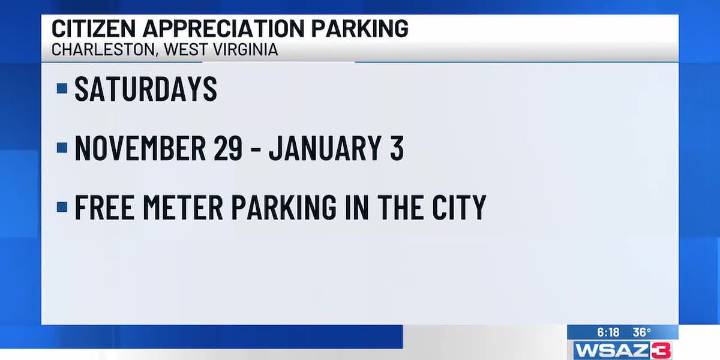 Citizen appreciation parking