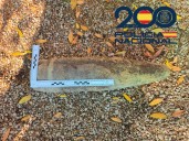 Neutralizado un proyectil de artillería en una finca de Huesca