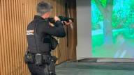 Armas láser y entrenamiento virtual: así es la nueva galería de tiro de la Policía Nacional en Zaragoza