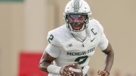 Lindgren: Benching Chiles was ‘extremely tough’; Spartans’ QB battle continues