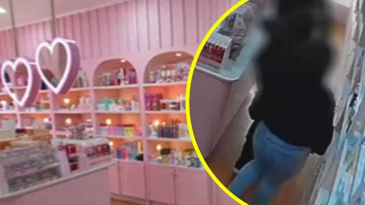 Una portaba tobillera electrónica: Grupo de mecheras asalta tienda de cosméticos y se jactan del robo en redes sociales