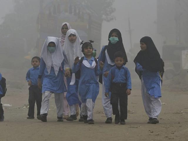 Parents protest against change of school timings in Pindi