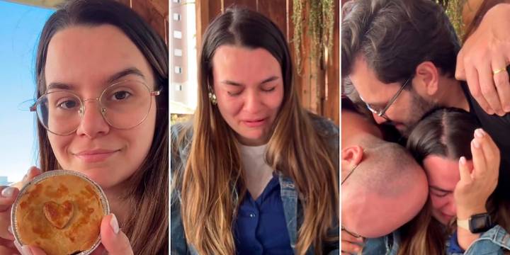 Congeló la última empanada que le dejó su madre antes de morir y grabó el momento en que decidió comerla: “Siempre queda un recuerdo”