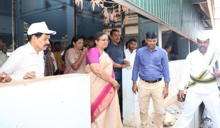 Oil palm factory at Narmetta set for inauguration as Collector reviews works