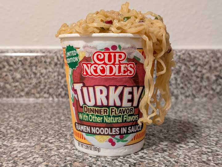 I ate Turkey Dinner ramen noodles so you don’t have to