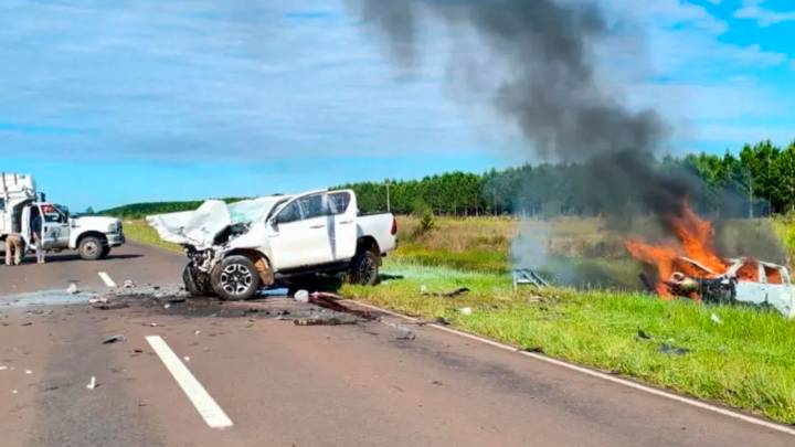 Corrientes: cuatro muertos por un choque frontal