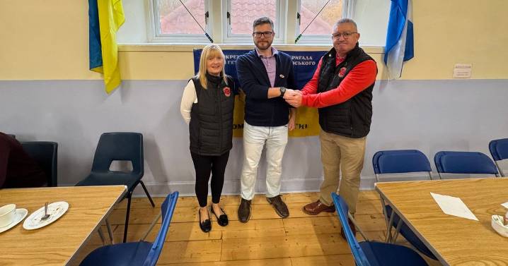West Lothian veteran's charity hand over donation to help Ukrainian soldiers and civilians
