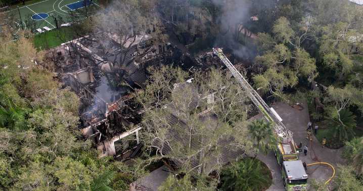 Fire destroys home owned by Miami Heat coach Erik Spoelstra. Nobody was hurt