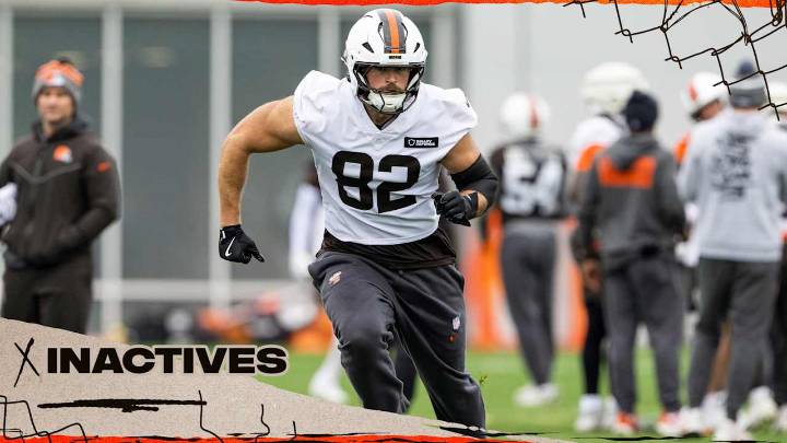 Browns announce inactives for Week 13 vs. the 49ers