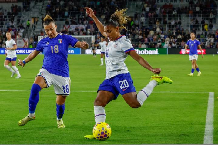 US Women's National Team vs. Italy friendly in Orlando