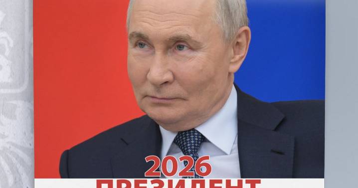 Vladimir Putin's 2026 calendar revealed as 'iron wing Vlad' goes 'full hunk'