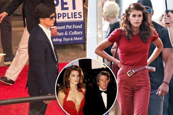 Richard Gere's son, Cindy Crawford's daughter unite on set of new show