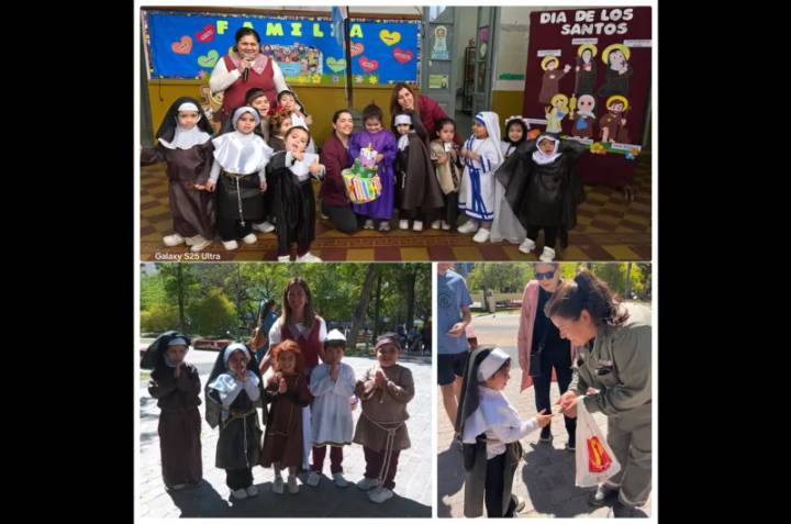 Alumnitos vivieron una emotiva jornada, por el Día de todos los Santos