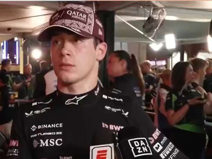 Franco Colapinto y una irónica reflexión tras un prolijo desempeño en el GP de Qatar: "Lo positivo es que queda una sola carrera"