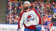 Burns loving life on, off ice with Avalanche in 22nd NHL season