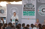 “Los nuevos caminos traen progreso”; inauguran prolongación del bulevar Nazario Ortíz Garza