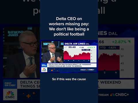 Delta CEO on workers missing pay: We don't like being a political football