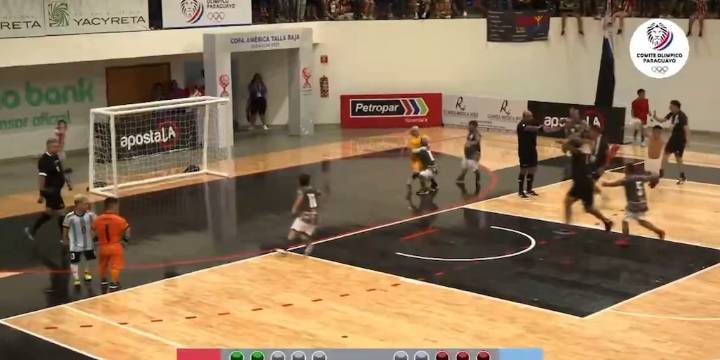 La selección argentina de talla baja perdió la final de la Copa América por penales ante Paraguay