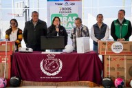 Ramos Arizpe: Entregan apoyos educativos a la primaria Lorenzo Martínez Medina