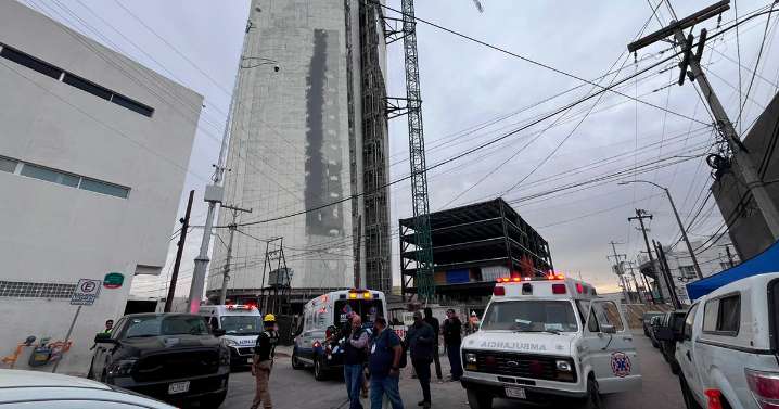 Trabajador se incendia y cae del tercer piso de Torre Centinela