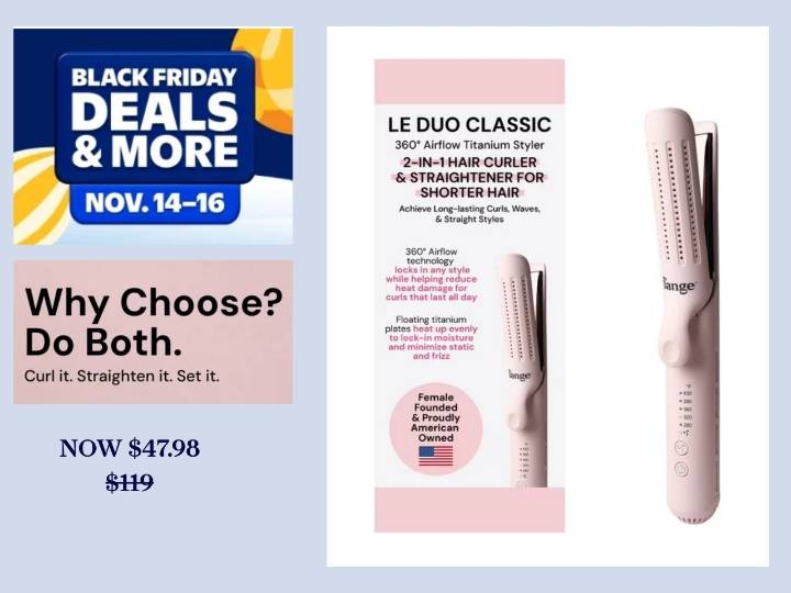 Walmart slashes price of viral L'ange Hair Styler by $71 for Black Friday