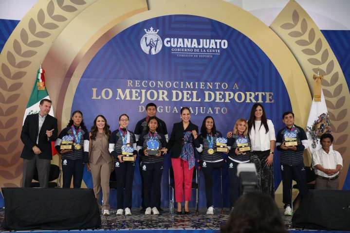 Reconoce gobernadora a lo mejor del deporte guanajuatense en este 2025